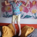 Our new house makes us want to jump for joy (although this photo wasn't taken in our new house...)