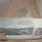 One of the carved touches in Haakon's room.