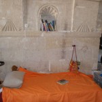 Haakon's little sleeping area.