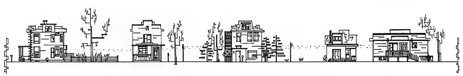 1700 Block Jefferson, South Ink 17 x 3 inches Available